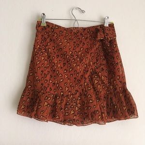 Urban Outfitters pleated heart skirt
